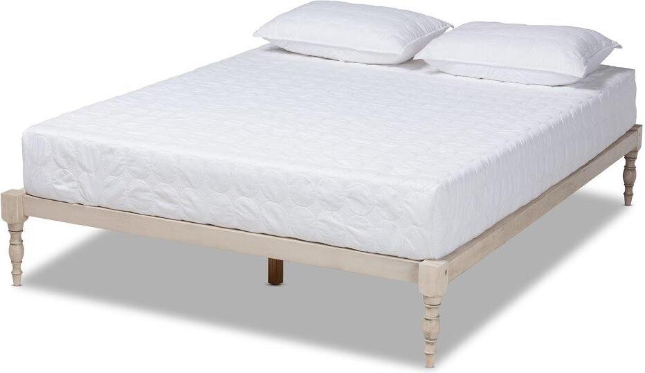 Buy Esf Sara King Platform Bedroom Set 5 Pcs In White Wood Solids And Veneer Online