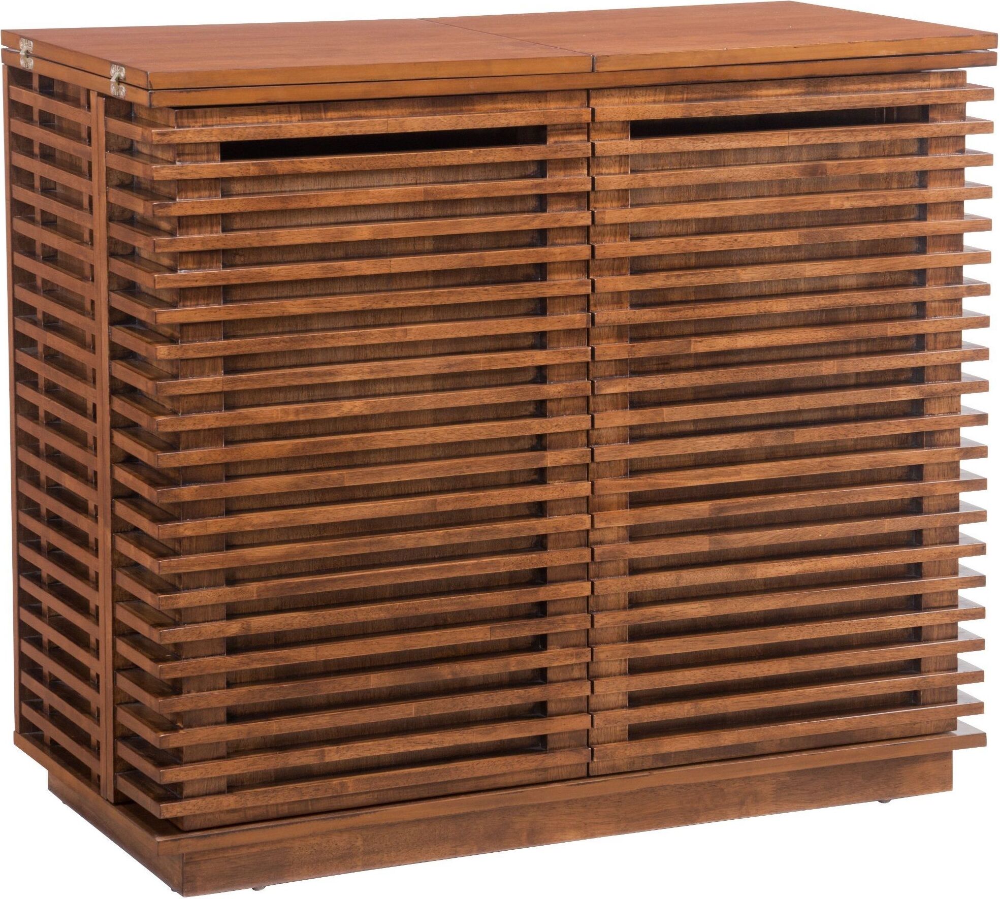 Linea Walnut Bar Cabinet 1stopbedrooms