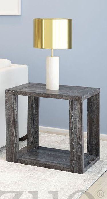 Skyline Gray End Table 1stopbedrooms