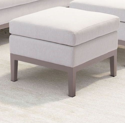 Ojai Champagne White Ottoman 1stopbedrooms