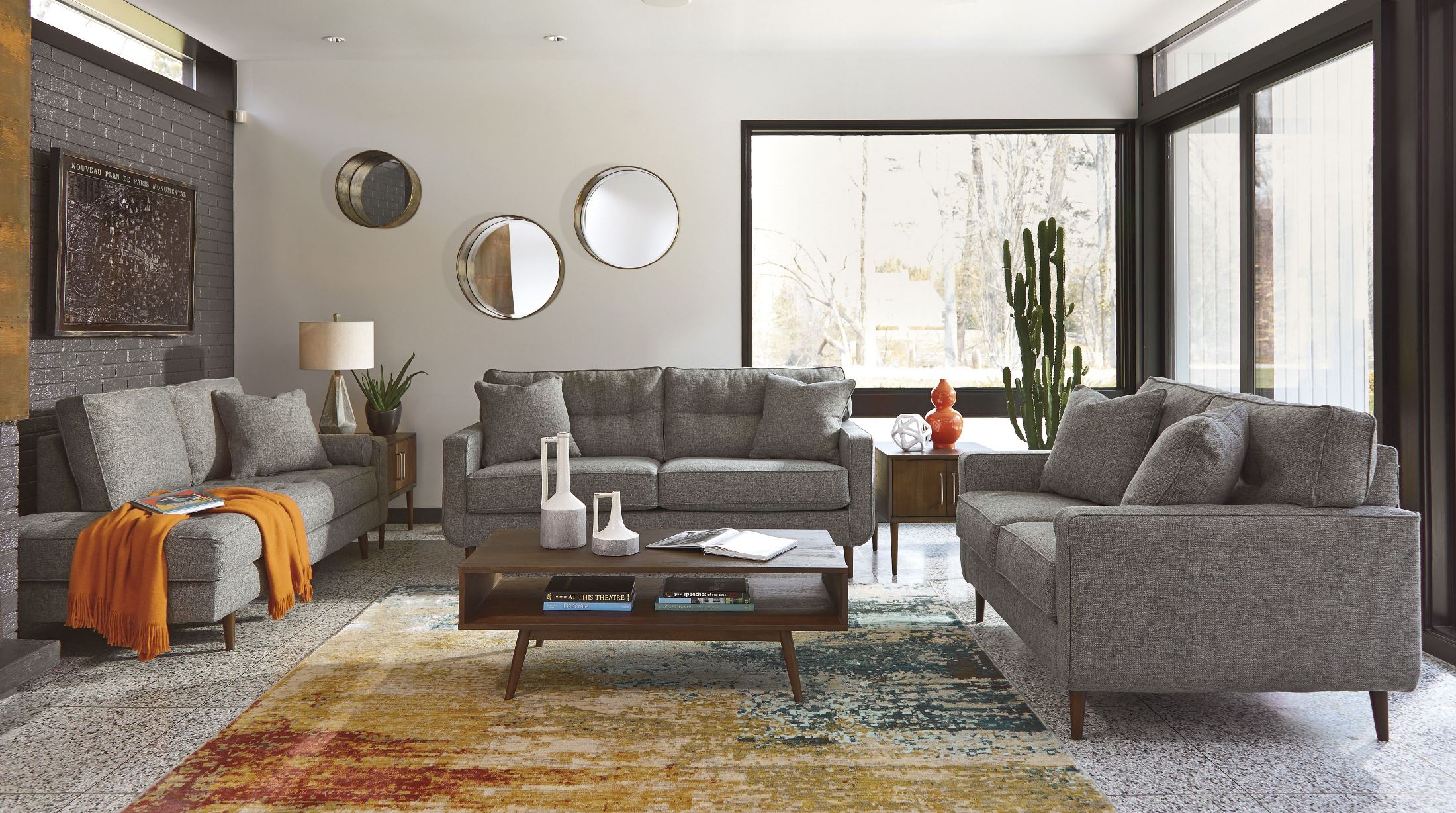 Zardoni Charcoal Accent Chair 1stopbedrooms