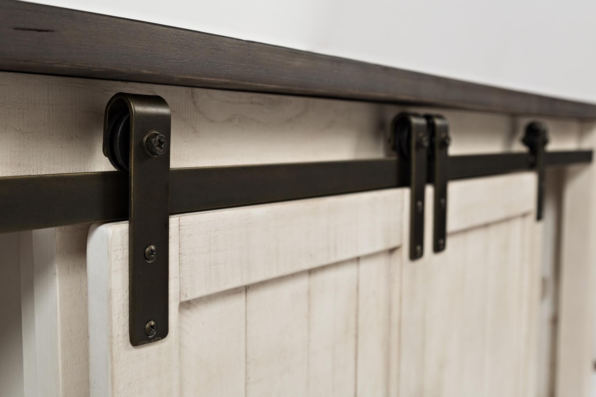 Madison County Vintage White Media Wall 1StopBedrooms.