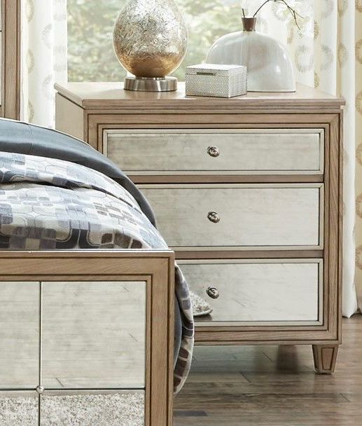 light oak bedside tables