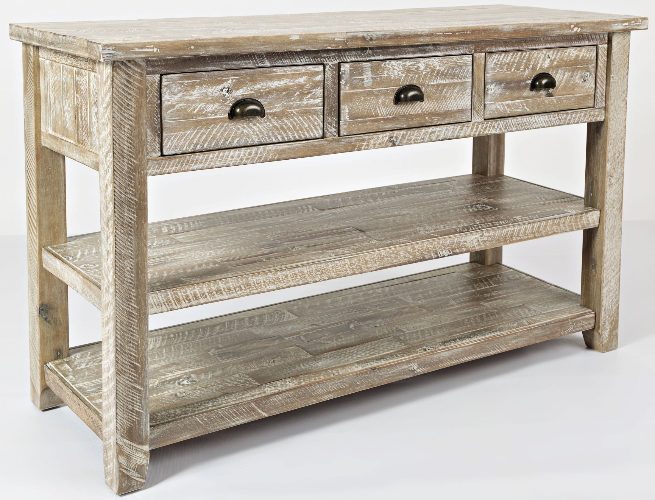 Artisans Craft Washed Grey Sofa Table 1stopbedrooms