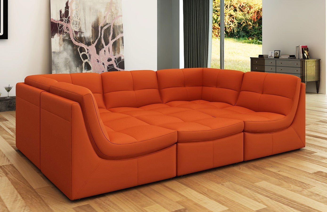Lego 6 Piece Modular Sectional Pumpkin 1stopbedrooms