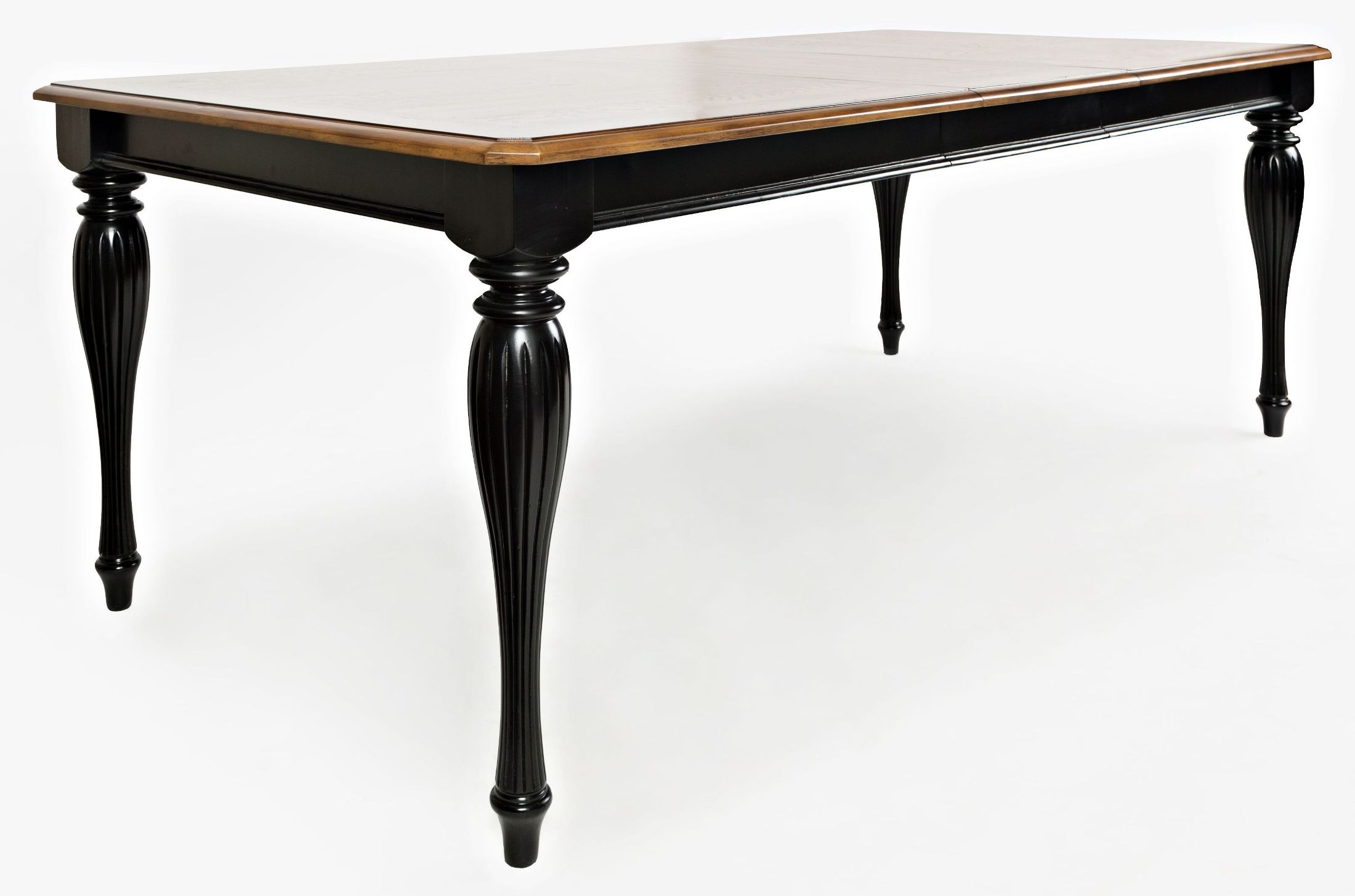 Castle Hill Brown And Black Extendable Dining Table 1stopbedrooms
