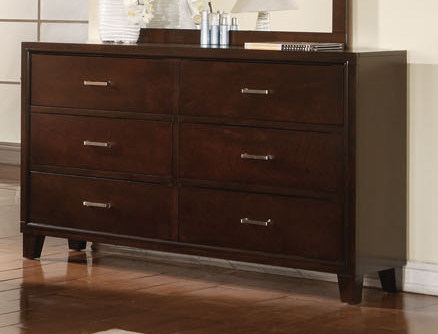 Acme Tyler 6 Drawer Dresser In Espresso 19545 1stopbedrooms