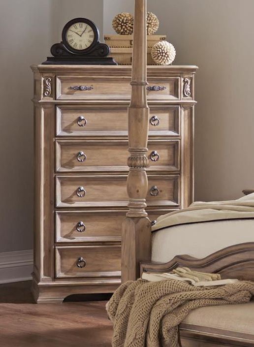 Ilana Antique Linen Chest 1stopbedrooms