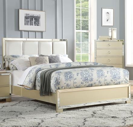 Acme Furniture 27127ek Voeville Ii Series King Size Panel Bed