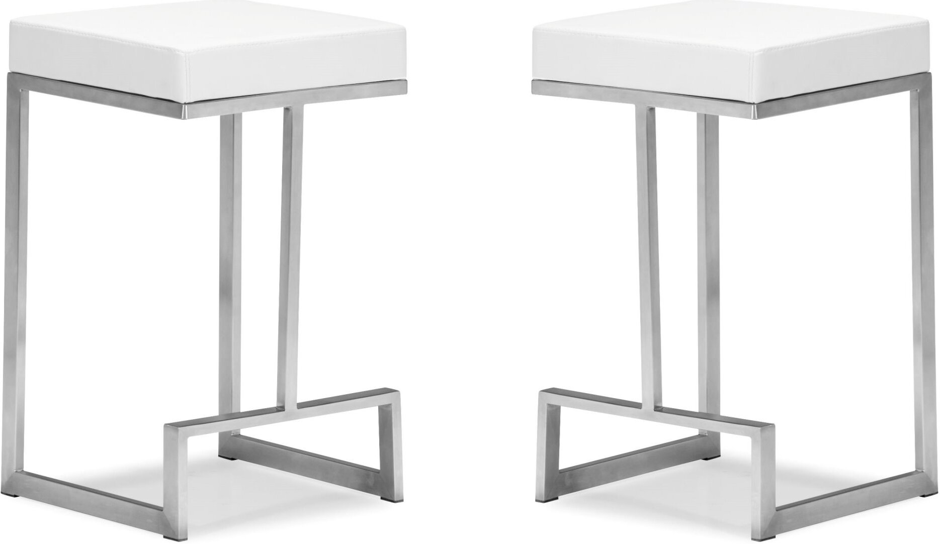 Darwen Bar Stool, Darwen Counter Chair White Set Of 2 1stopbedrooms