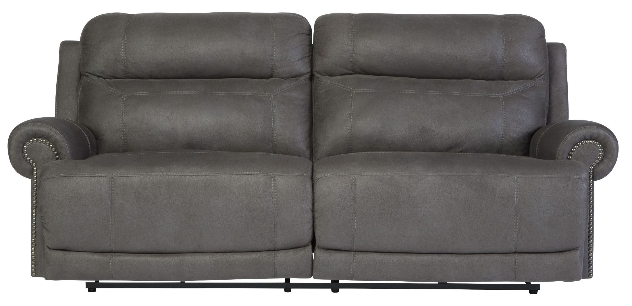 Austere Gray Power Reclining Sofa 1stopbedrooms