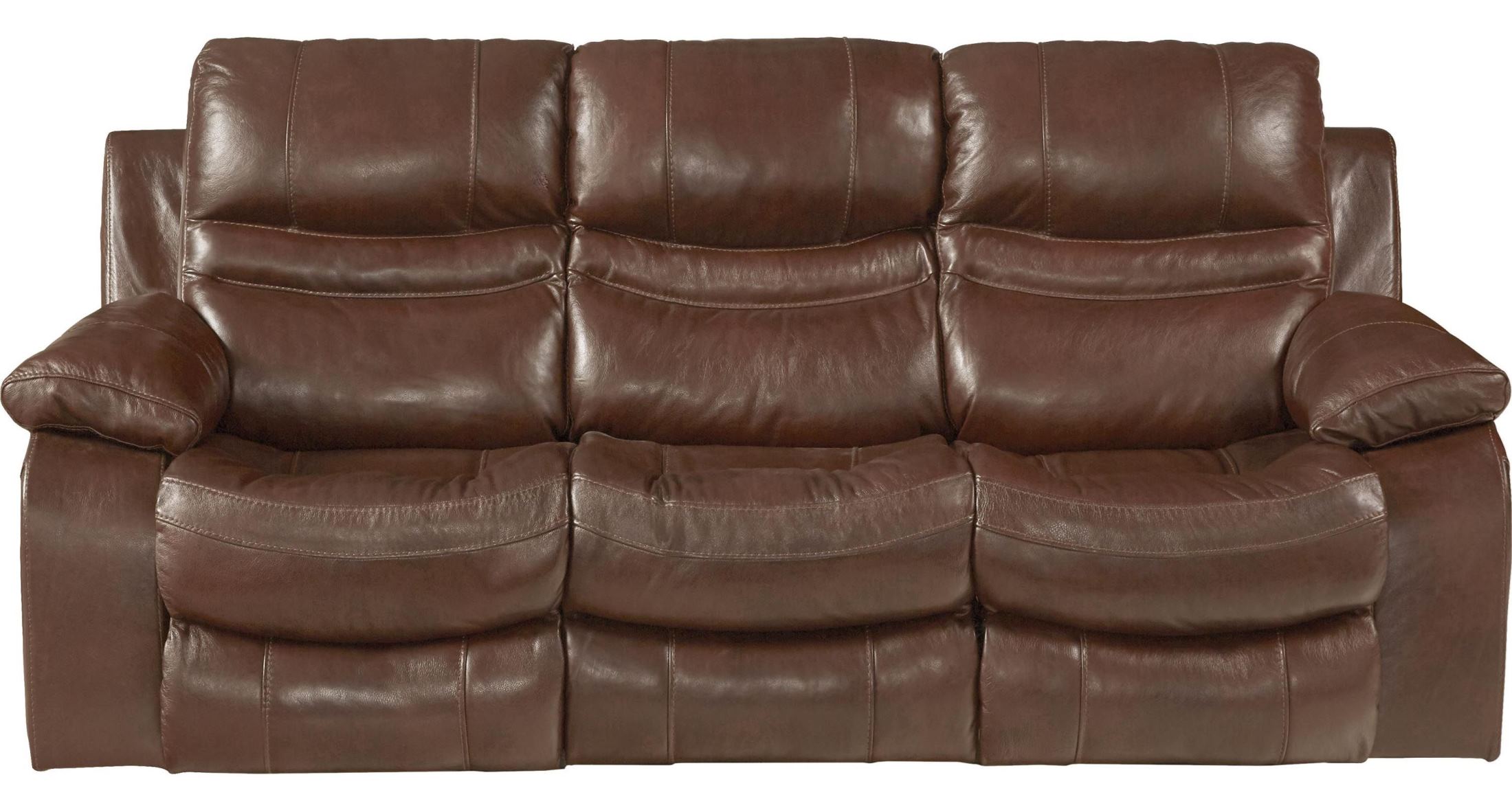 Patton Walnut Power Lay Flat Reclining Sofa 1stopbedrooms