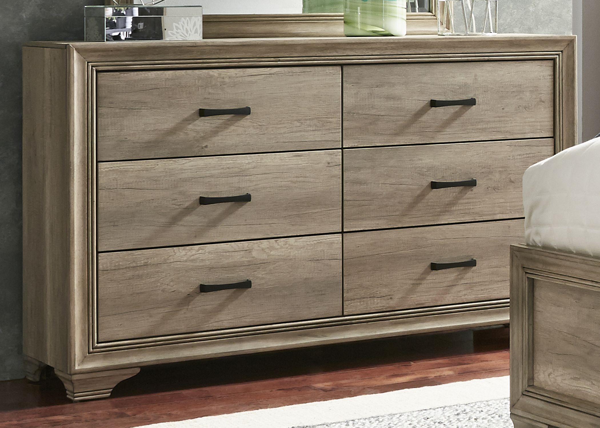 Sun Valley Sandstone 6 Drawer Dresser 1stopbedrooms