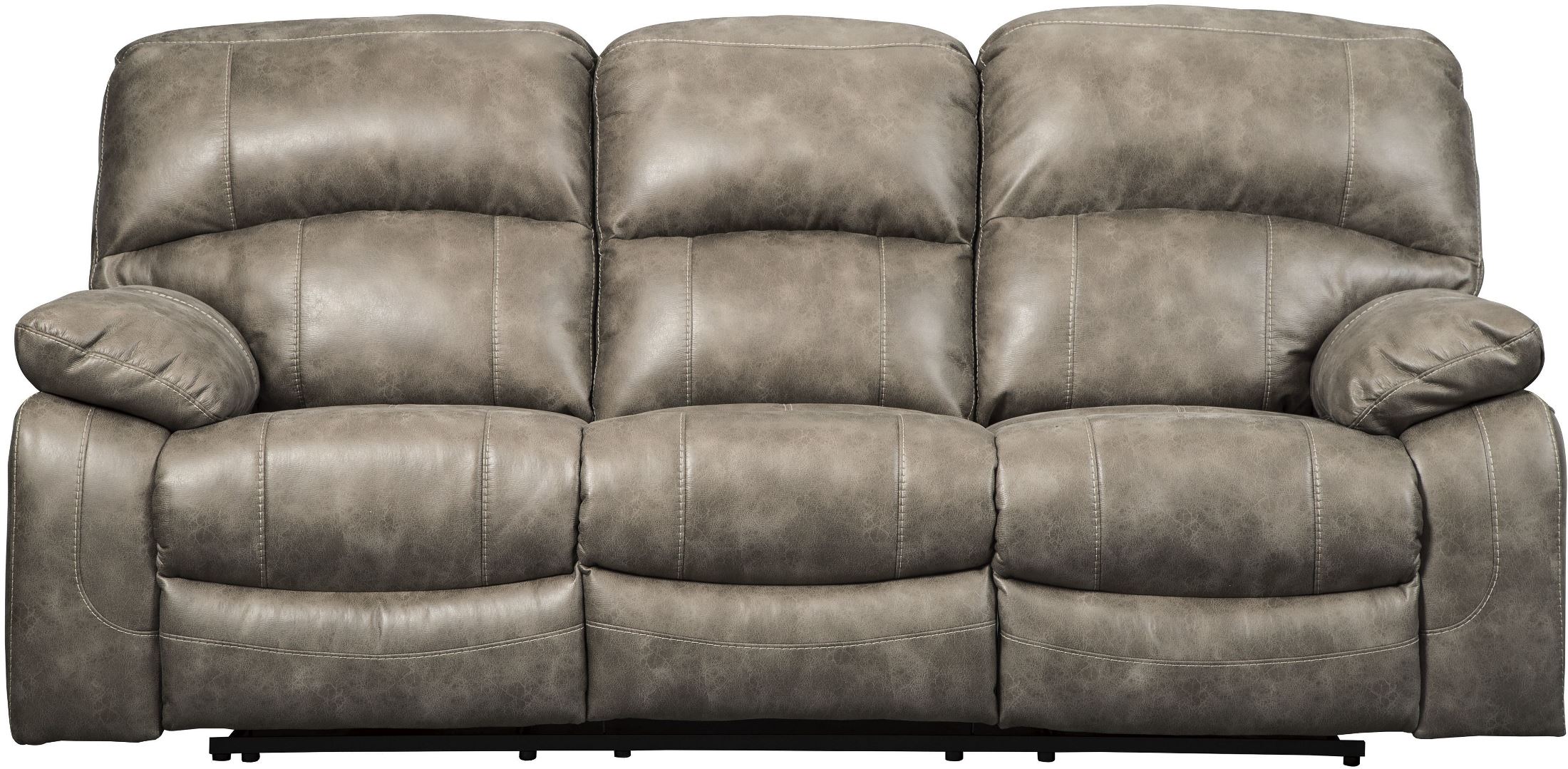 Dunwell Driftwood Power Reclining Sofa With Adjustable Headrest