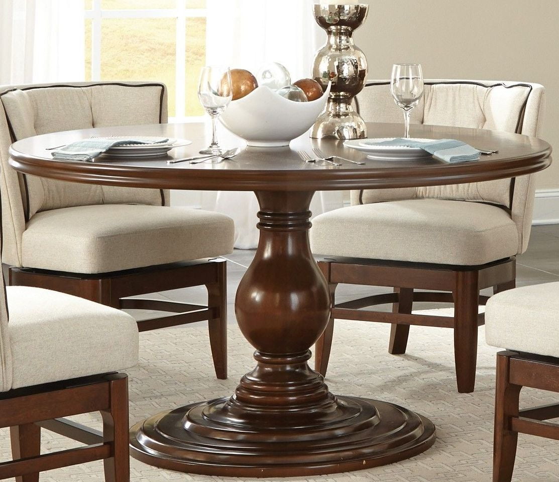 Oratorio Cherry Round Pedestal Dining Table 1stopbedrooms