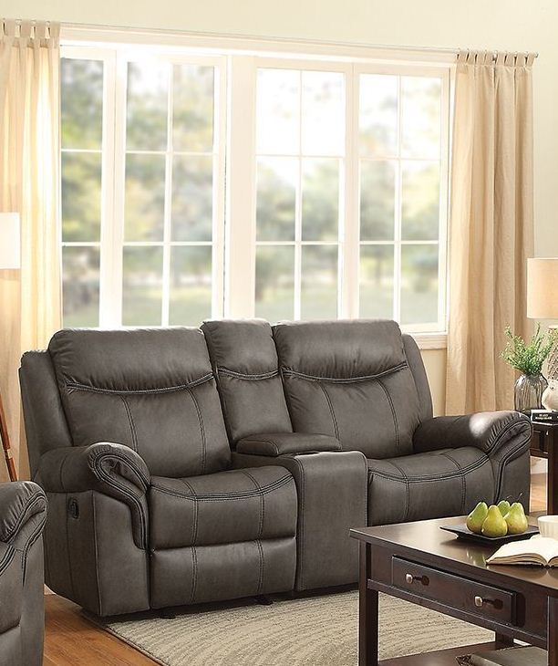 Sawyer Brown Glider Reclining Loveseat 1stopbedrooms