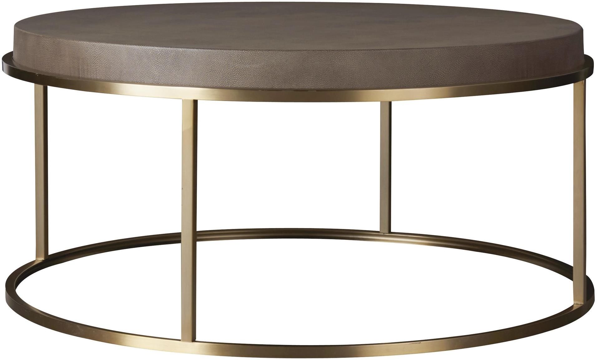 Modern Bennett Brown And Gold Round Tail Table Modern Bennett Brown And Gold Round Tail Table
