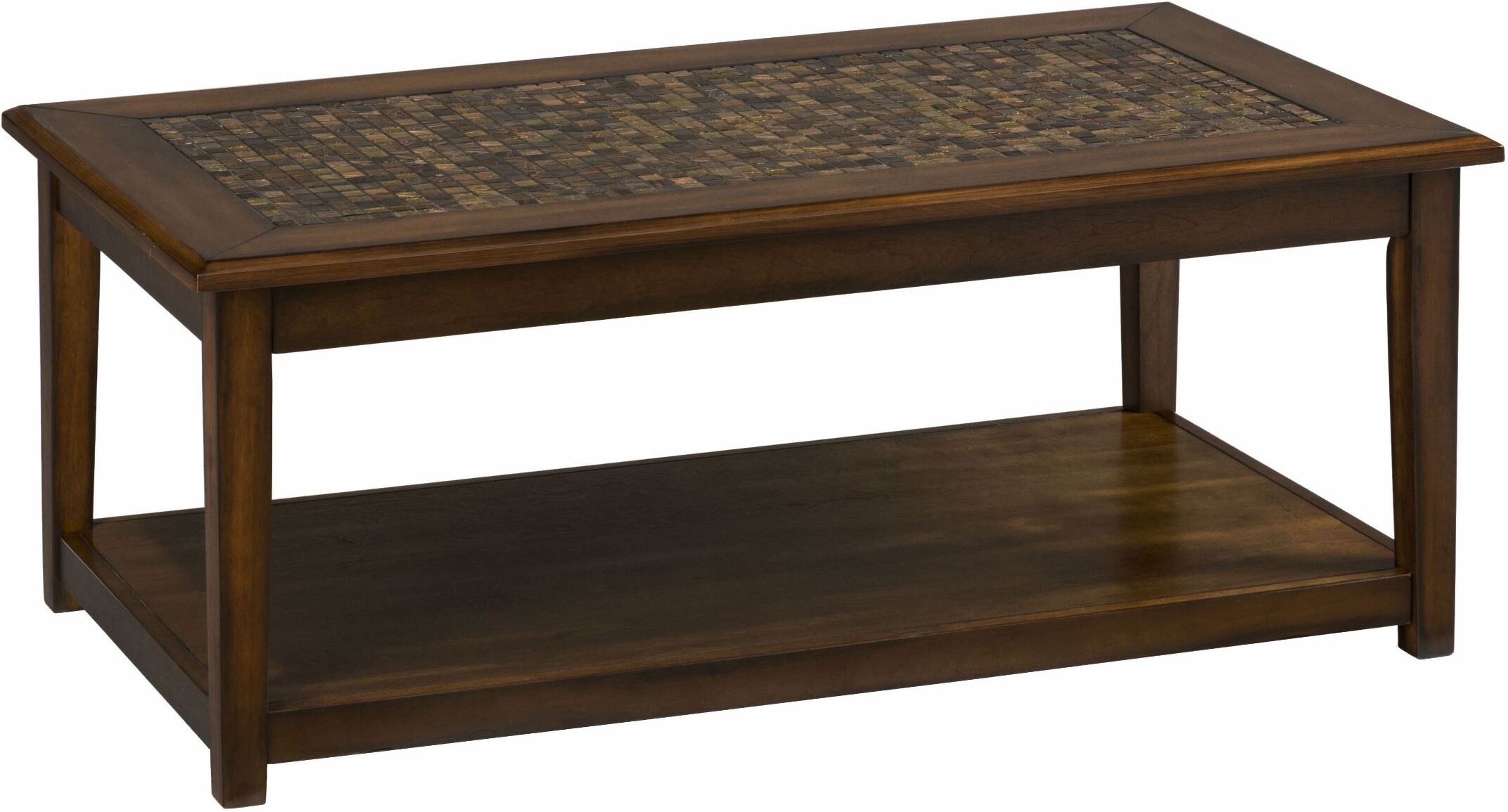 Baroque Brown Mosaic Tile Inlay Cocktail Table 1stopbedrooms