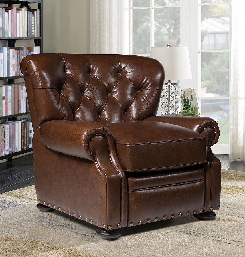 Sinclair Recliner Chocolate 1stopbedrooms