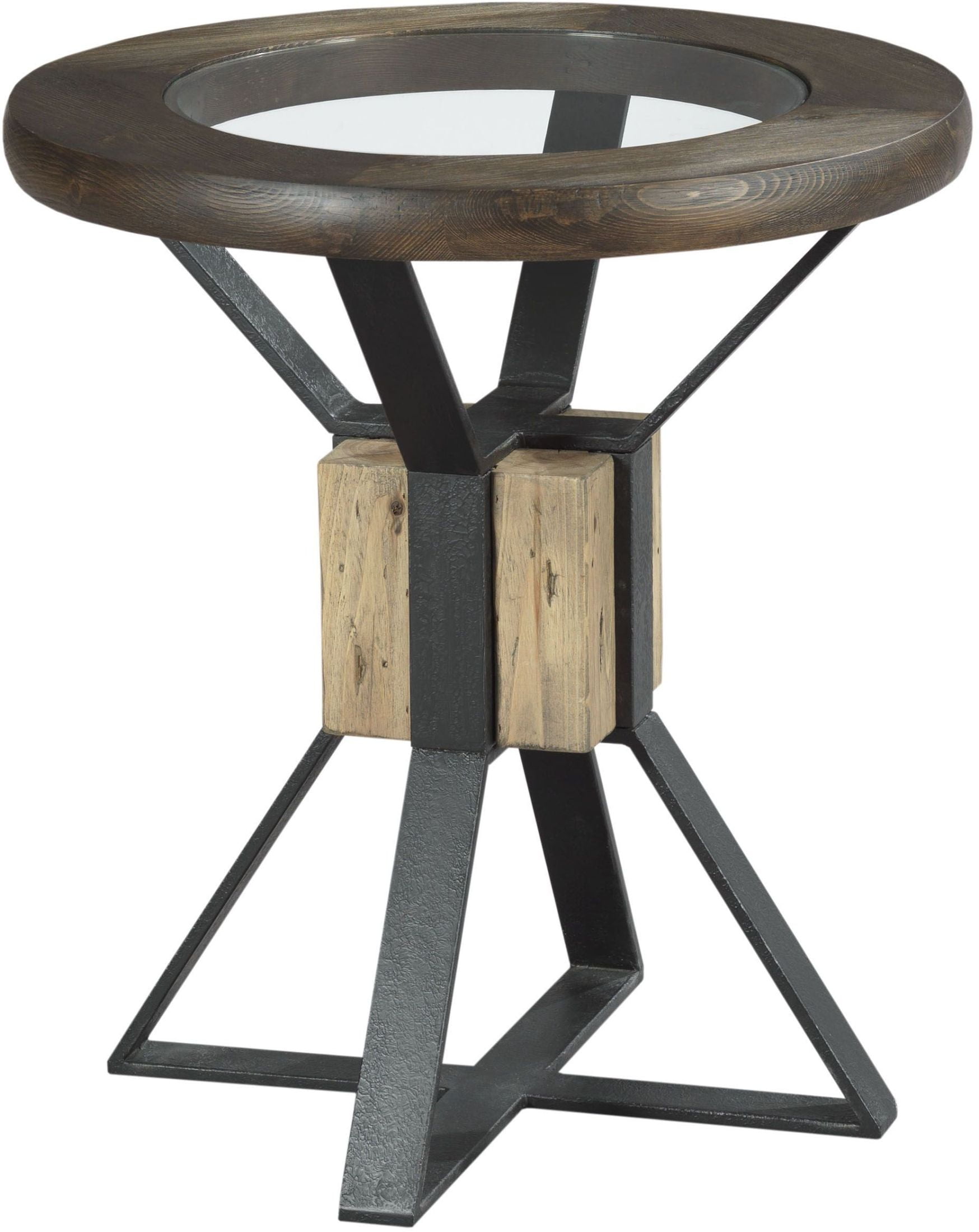 Junction Hot Coffee Compass End Table - 1StopBedrooms.