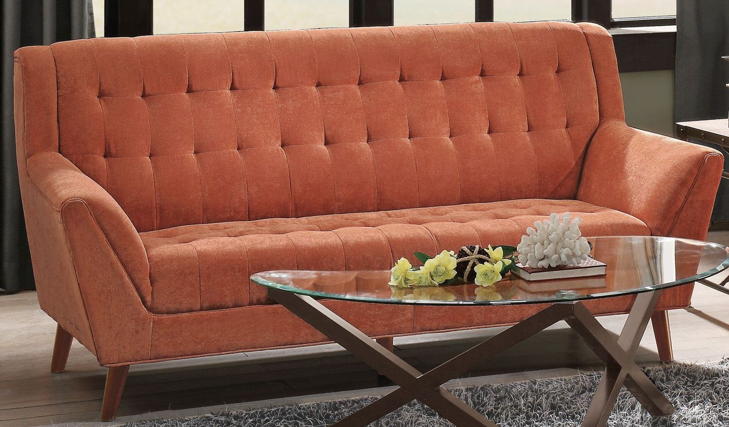 Erath Orange Sofa 1stopbedrooms