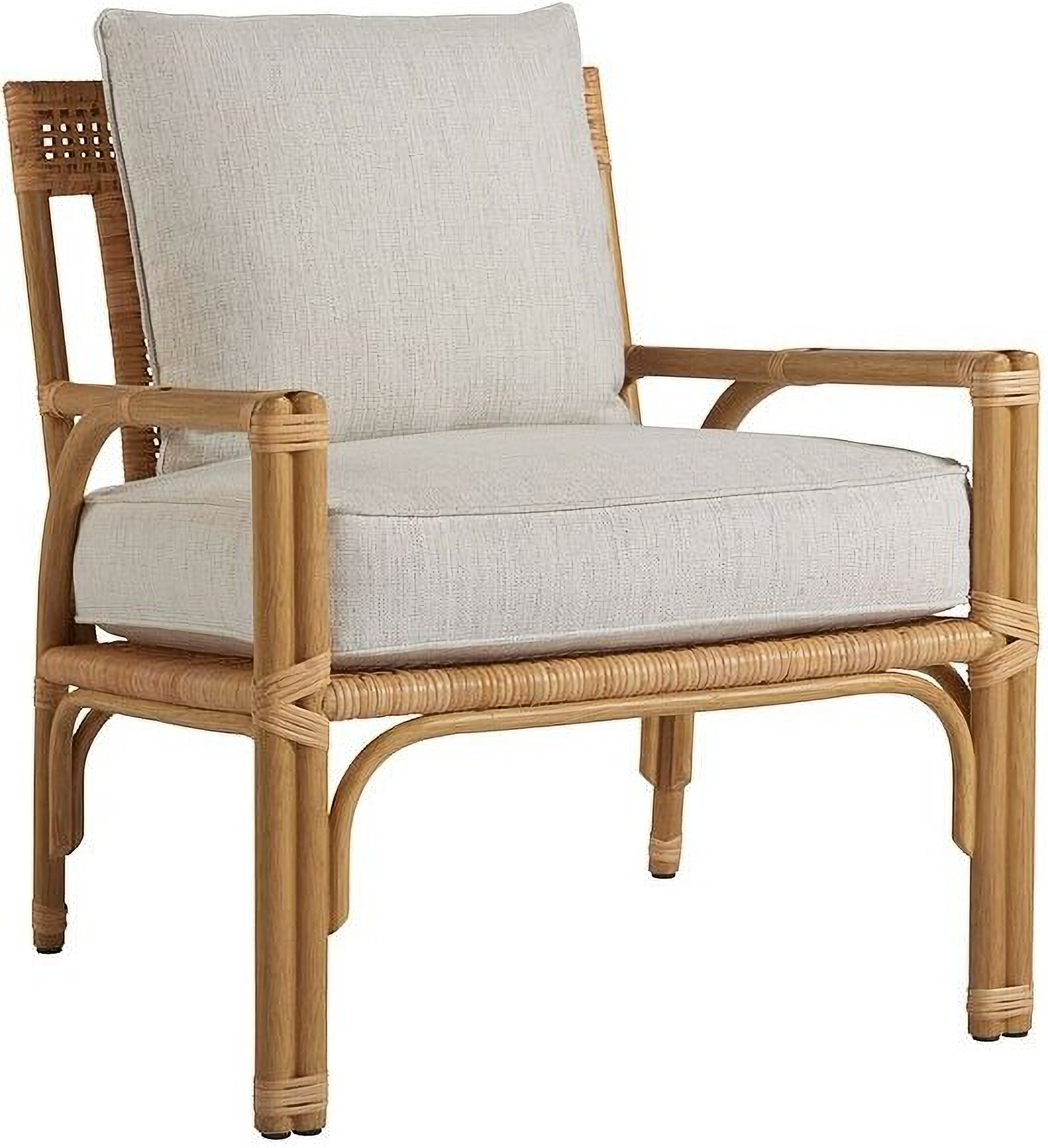 Coastal Living Pole and Split Rattan Newport Accent Chair ...