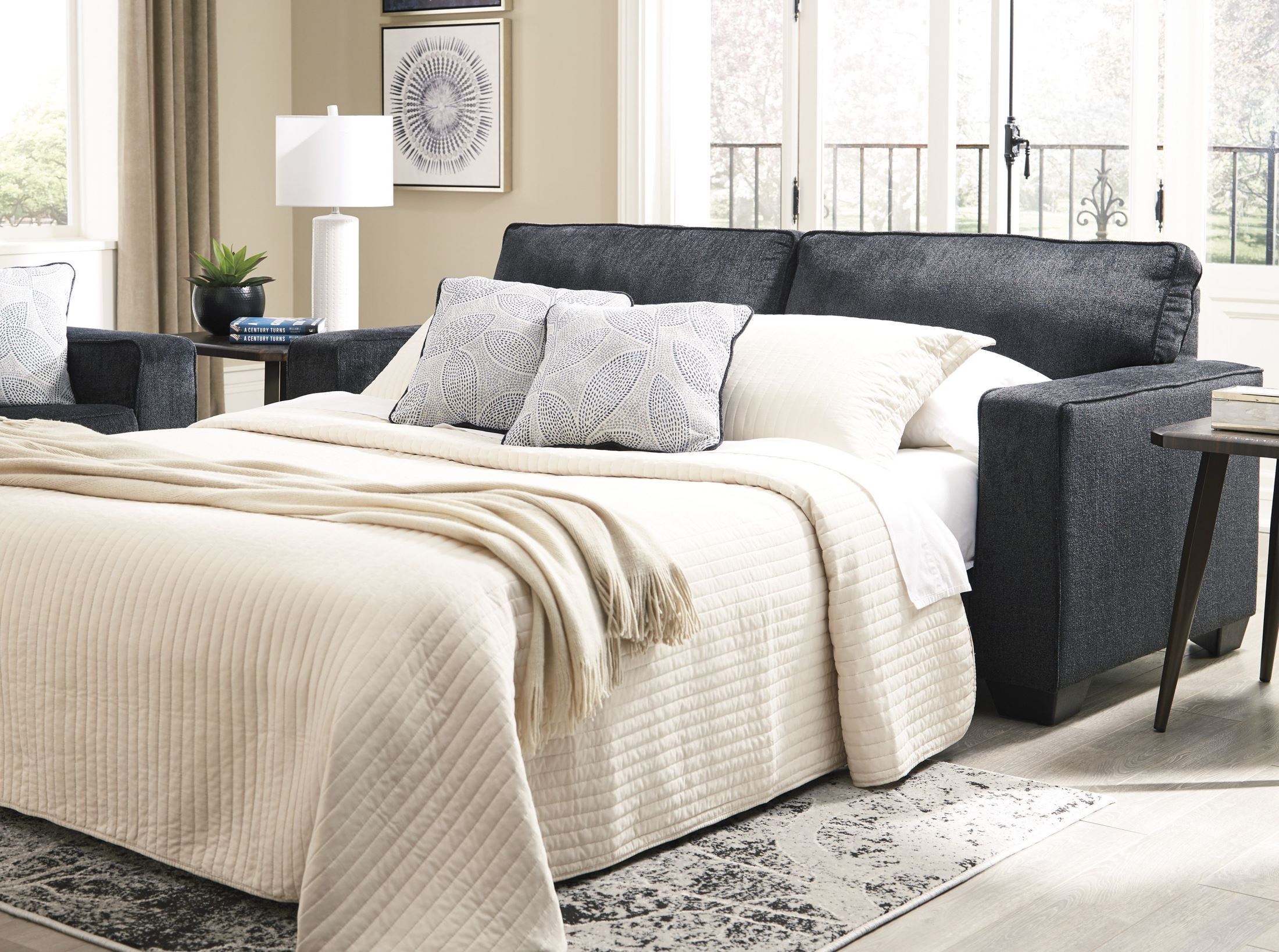 Altari Slate Queen Sofa Sleeper 1stopbedrooms