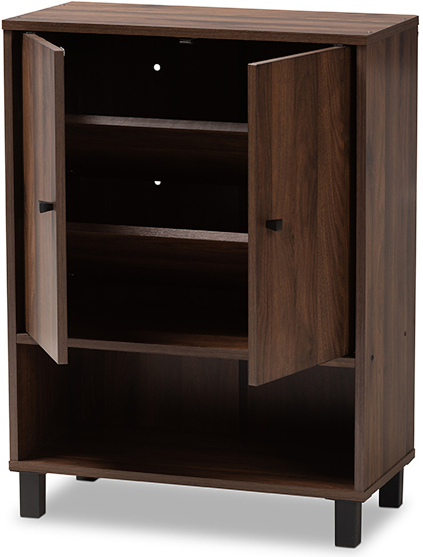 Baxton Studio Rossin Modern And Contemporary Walnut Brown ...