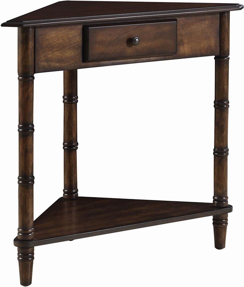 Brown Corner Accent Table 1stopbedrooms