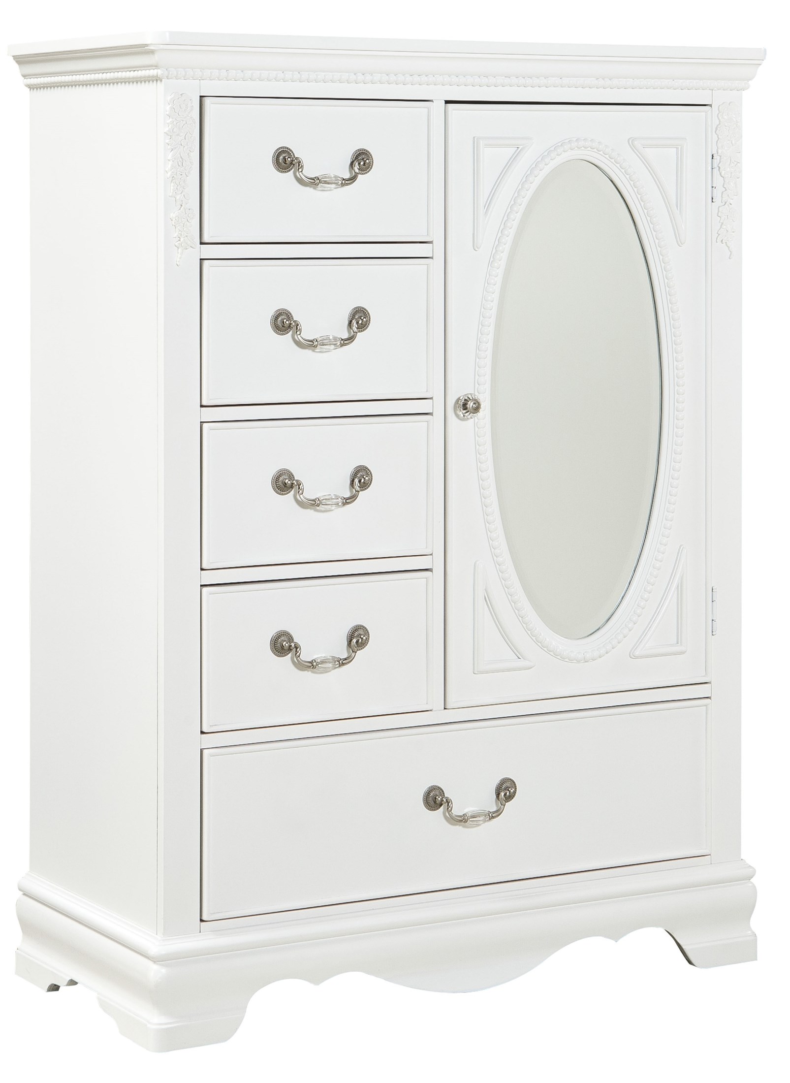 Jessica Clean White Wardrobe 1stopbedrooms