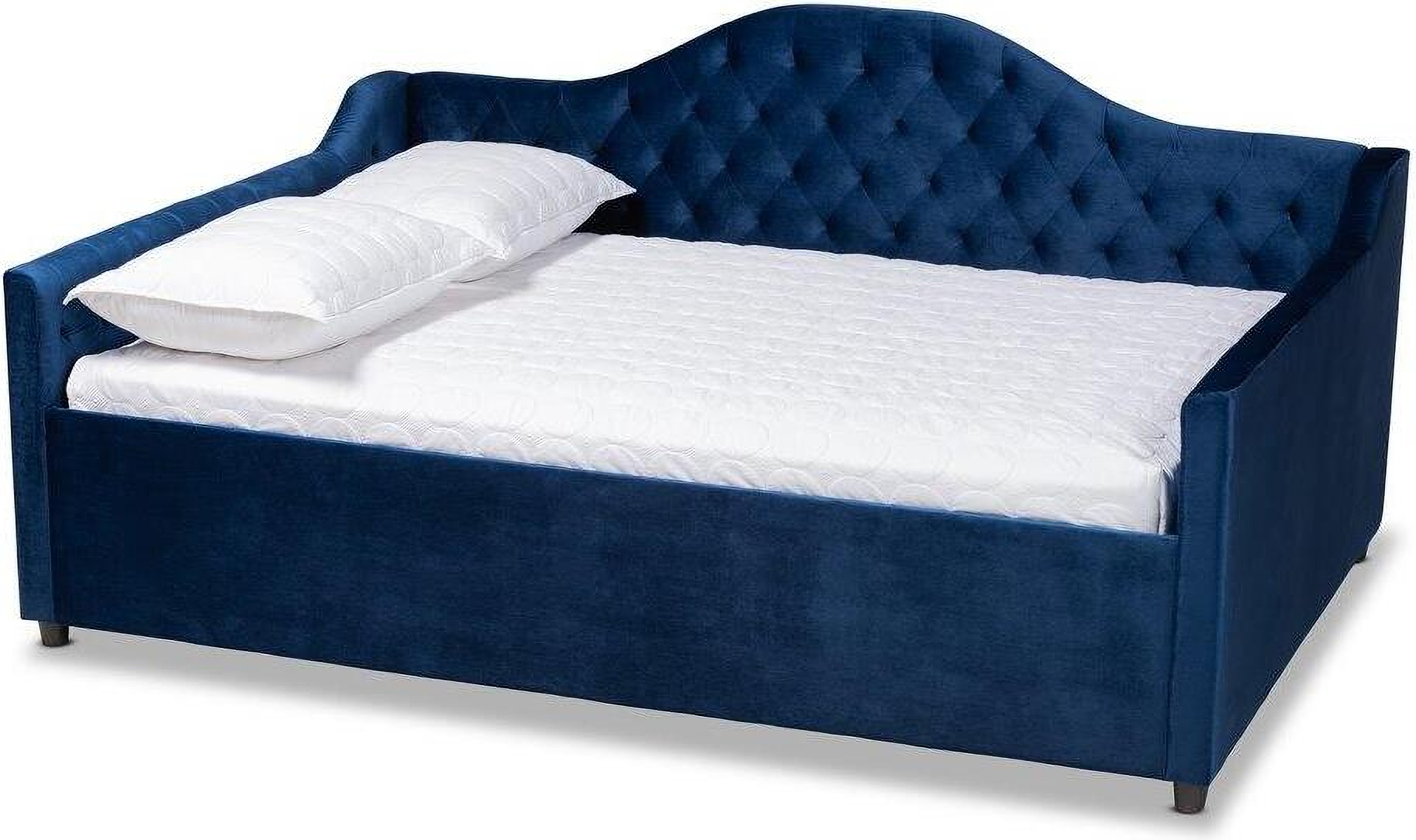 Baxton Studio Perry Modern And Contemporary Royal Blue Velvet