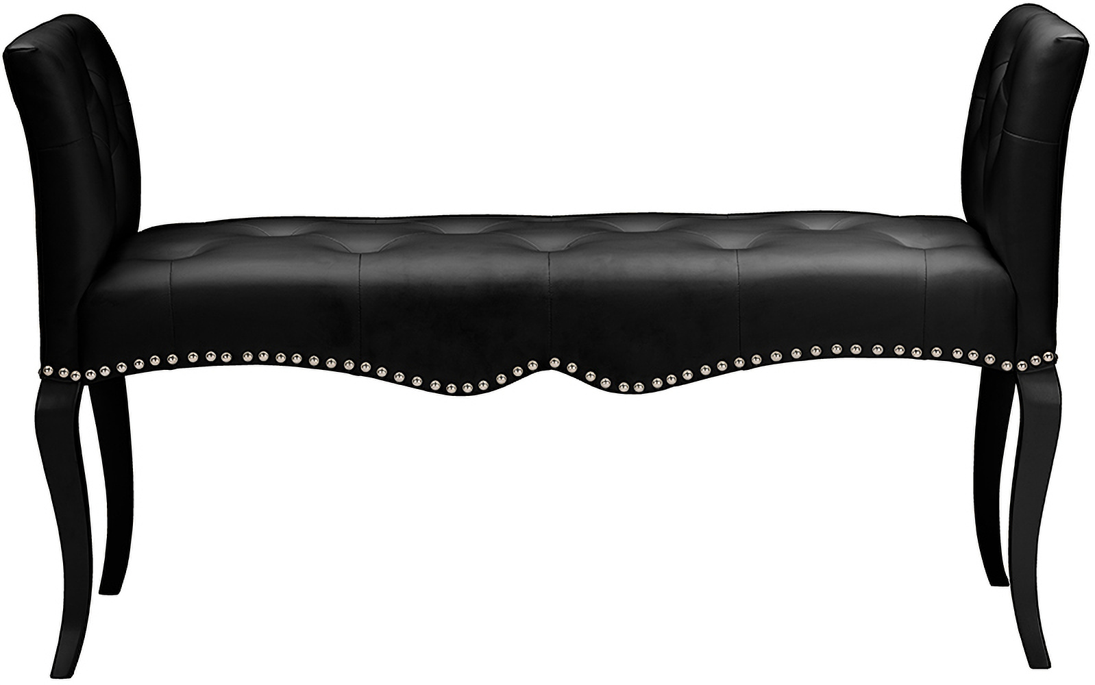 Baxton Studio Kristy Modern And Contemporary Black Faux Leather