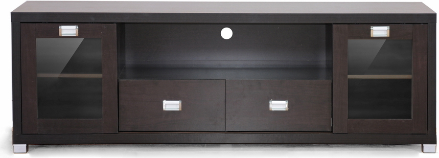 Baxton Studio Gosford Brown Wood Modern Tv Stand 1stopbedrooms