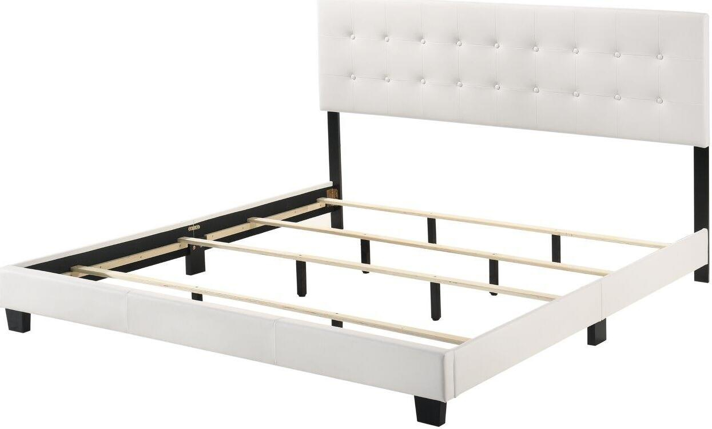 Glory Furniture Caldwell G1305-KB-UP King Bed, White ...