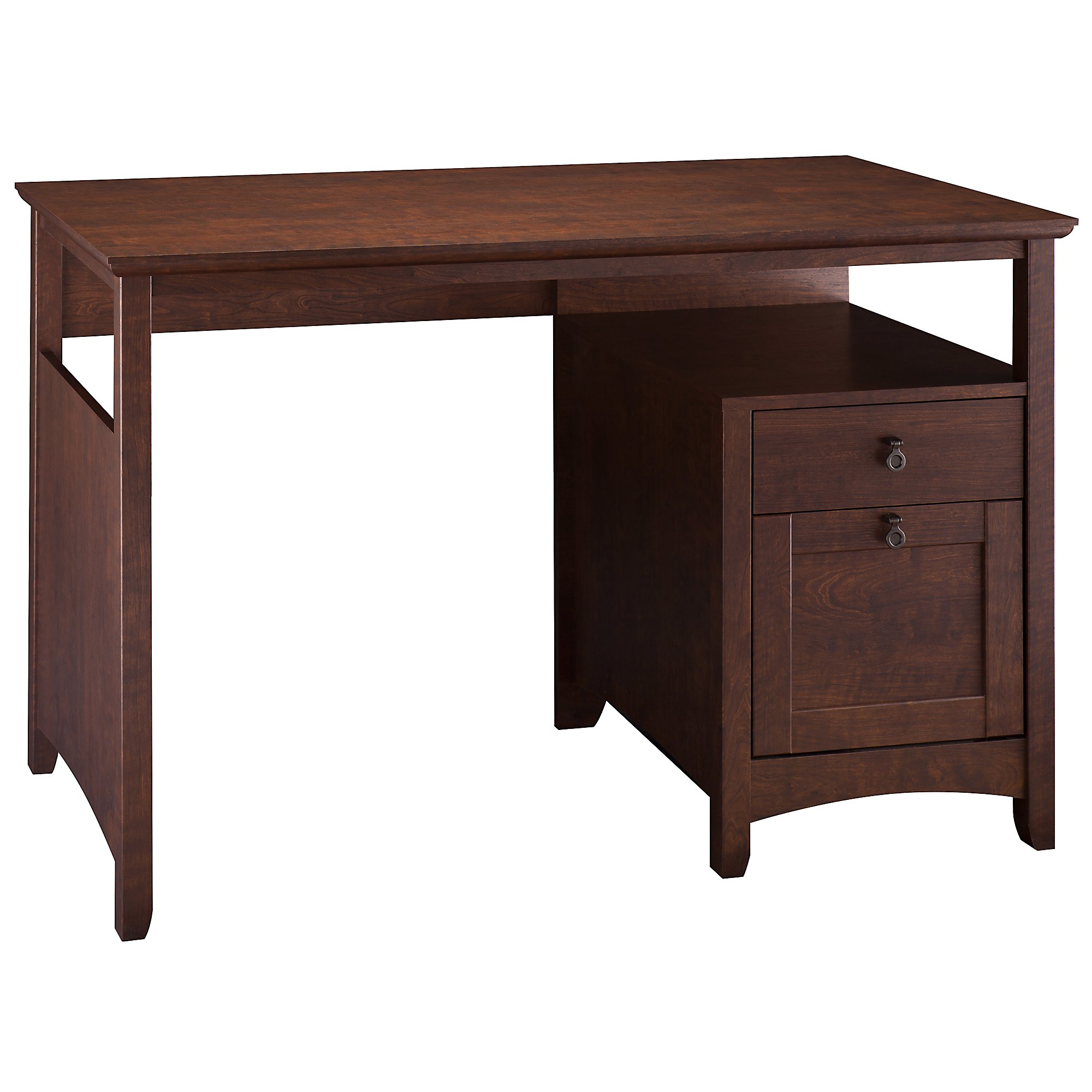 Bush Furniture Buena Vista Computer Desk With Drawers In Madison