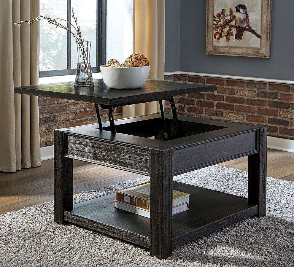 Gavelston Black Lift Top Coffee Table 1stopbedrooms Gavelston Black Lift Top Coffee Table