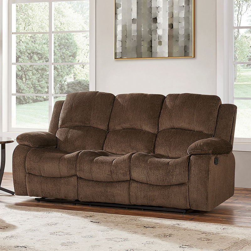U3118c Reclining Sofa W Drop Down Table Subaru Coffee
