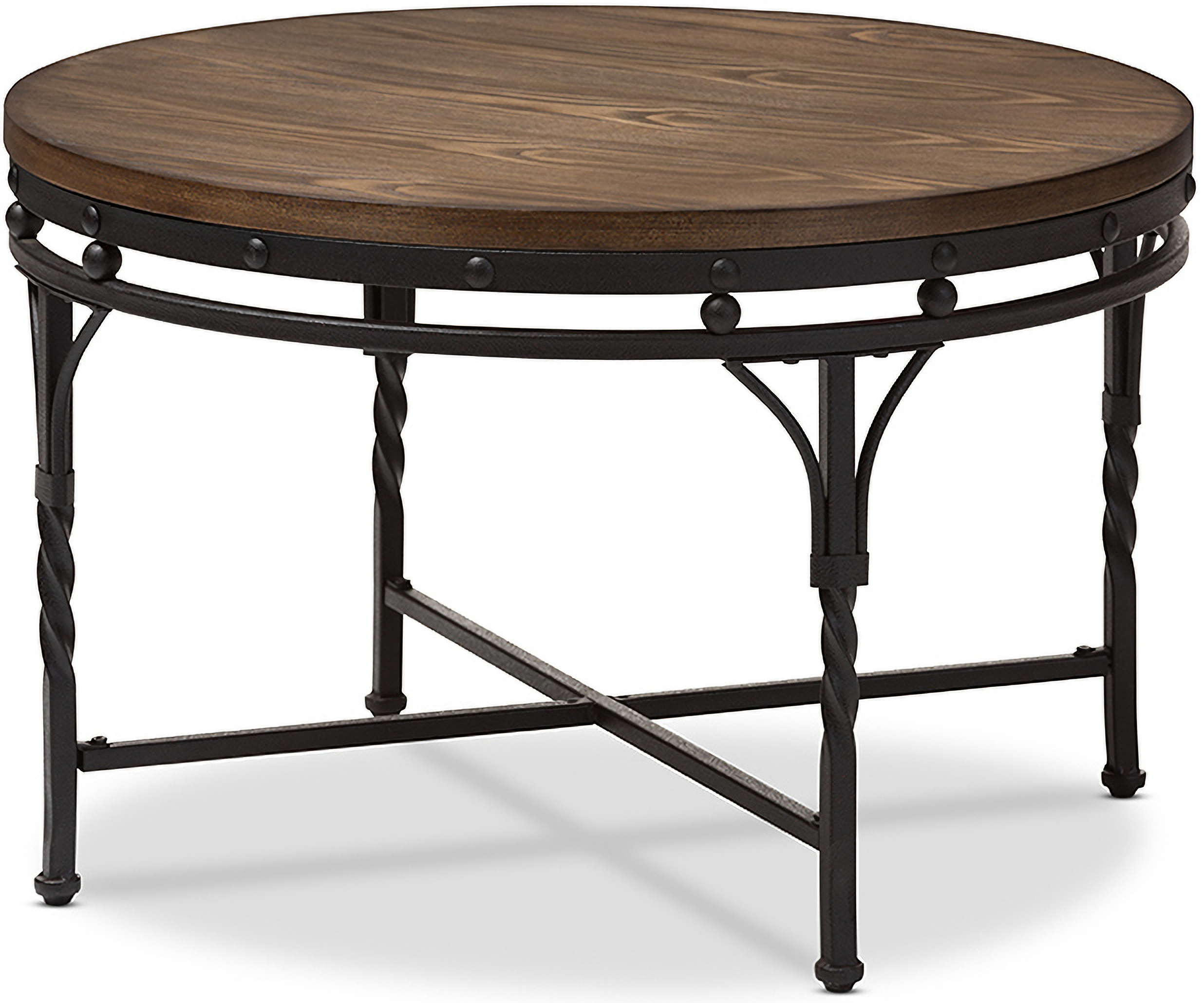 Baxton Studio Austin Vintage Industrial Antique Bronze ...