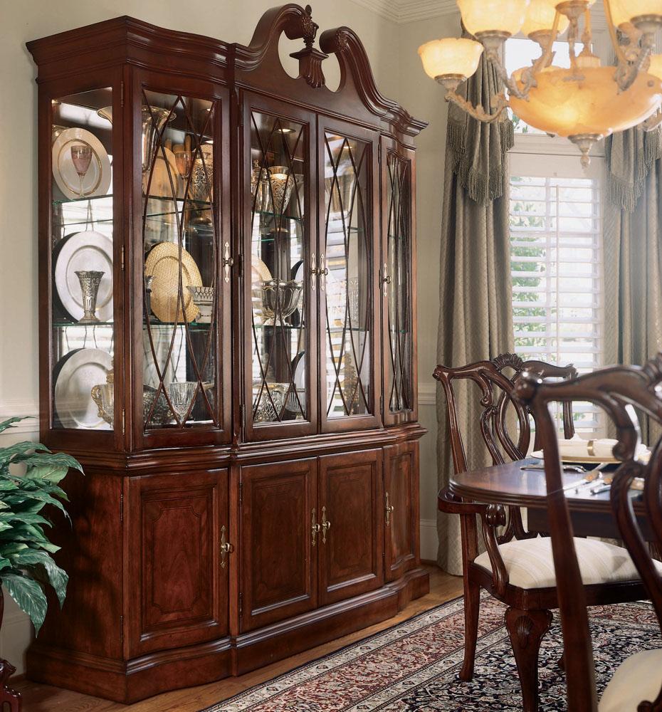 American Drew Cherry Grove Breakfront China Cabinet 1stopbedrooms