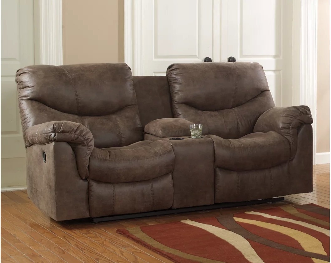 Alzena Double Reclining Loveseat With Console 1stopbedrooms
