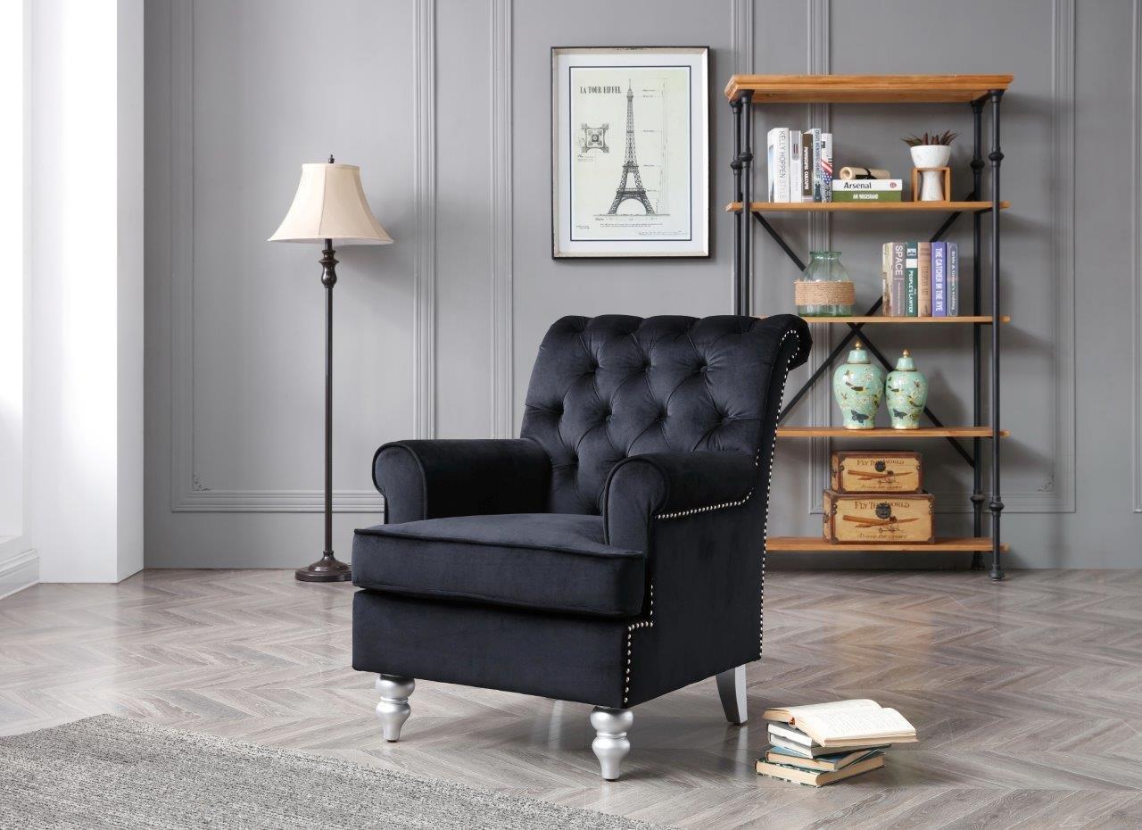 Black Living Room Accent Chairs - Lesgazouillis