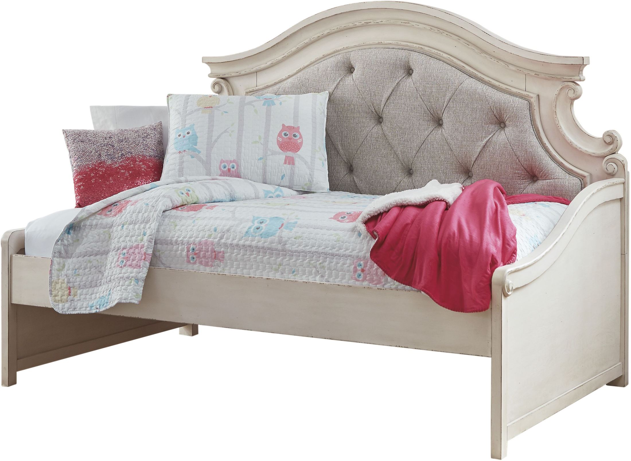 Realyn Chipped Two Tone Twin Day Bed - 1StopBedrooms.