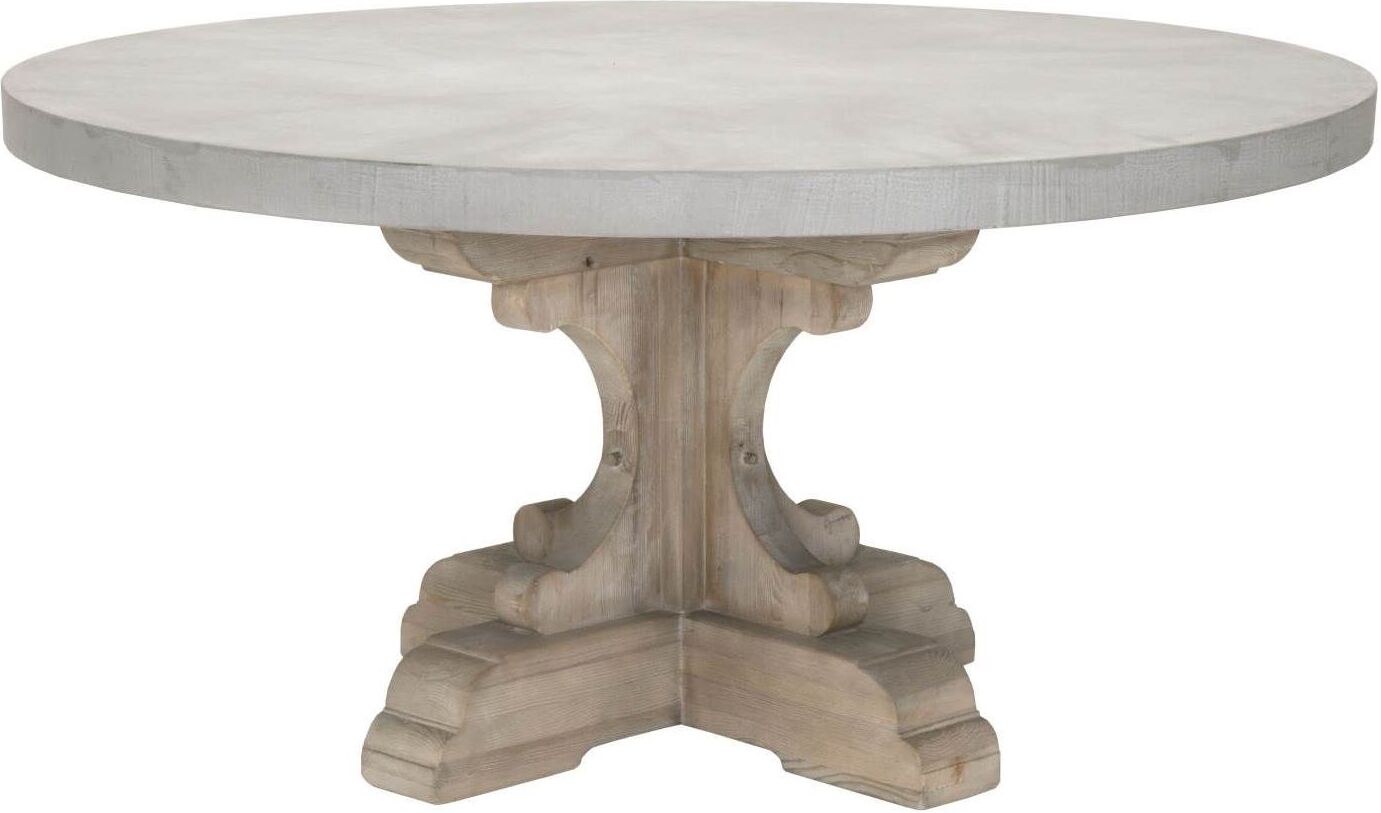 Bastille Concrete Top Round Dining Table