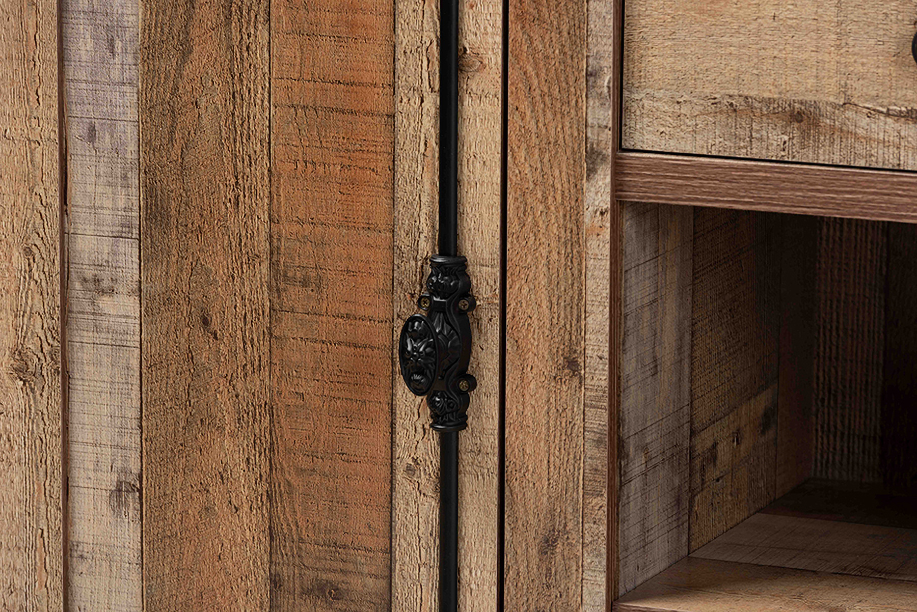 Baxton Studio Albert Modern and Contemporary Farmhouse Rustic Finished