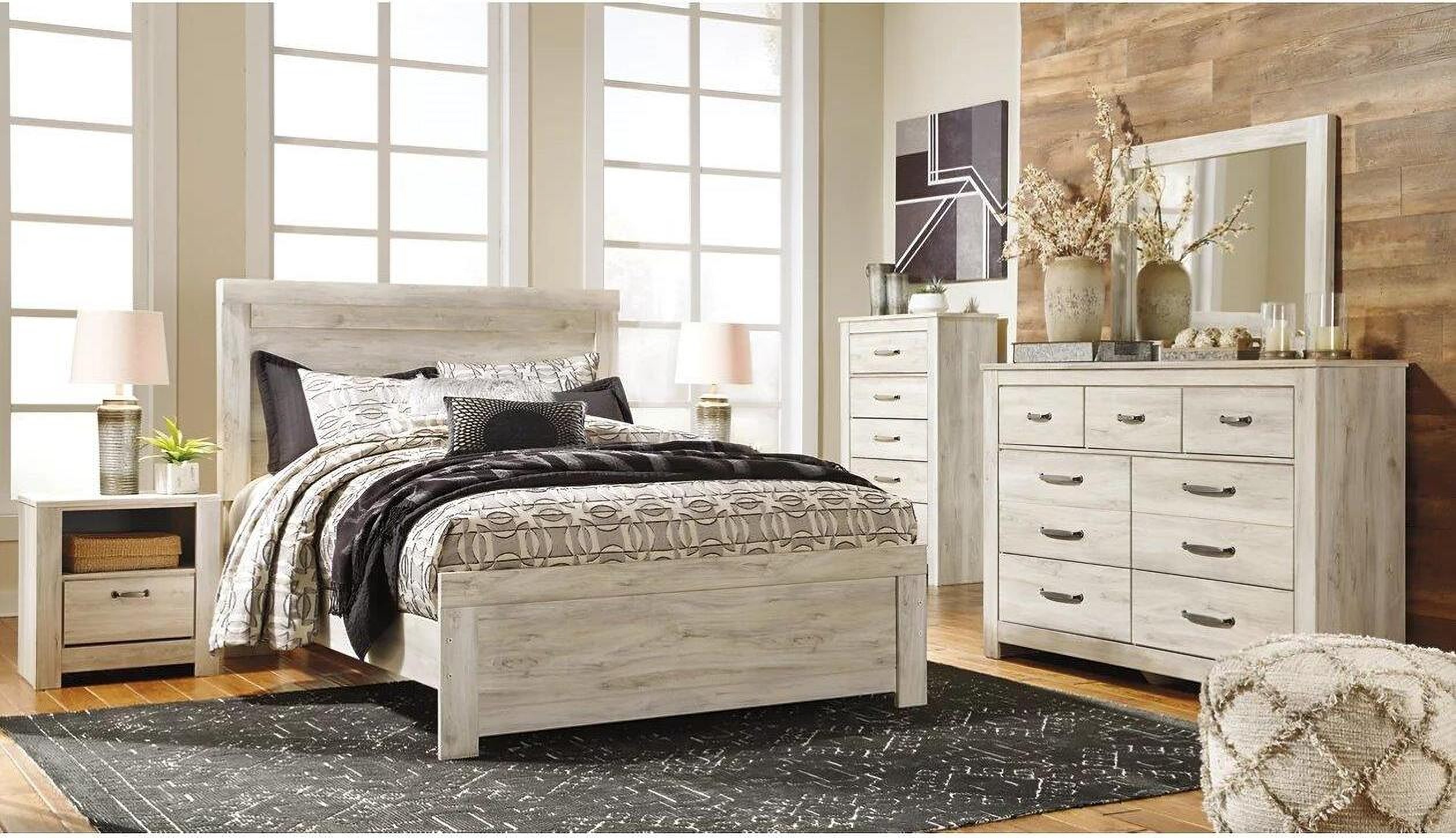 Bellaby White Queen Panel Bed - 1StopBedrooms.