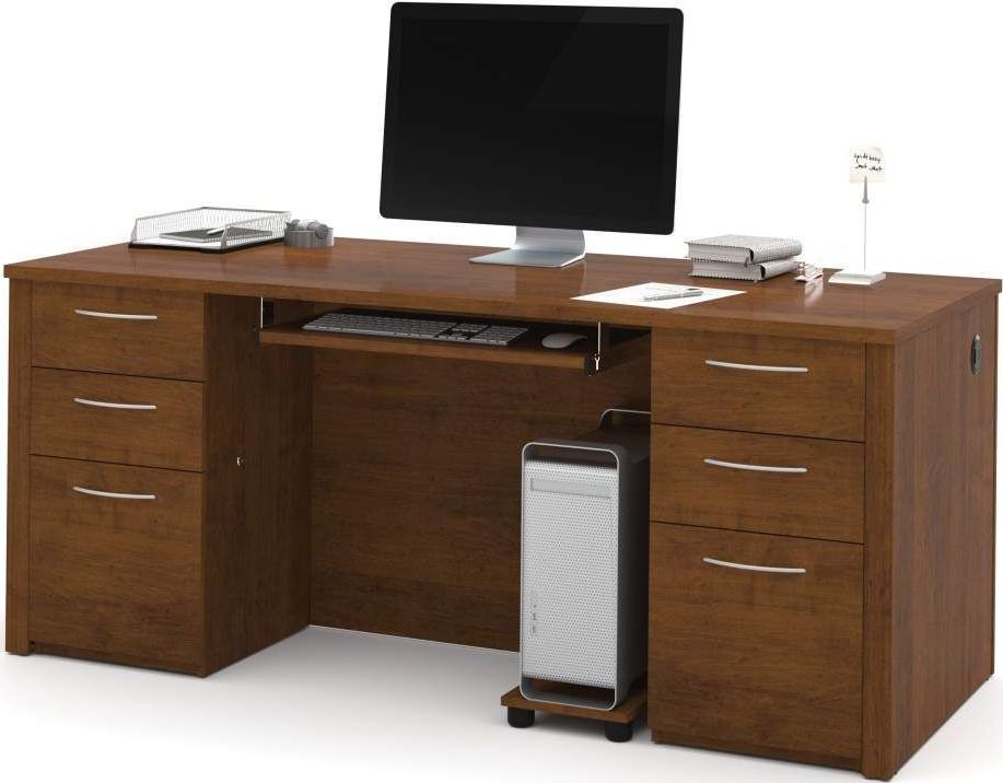 Embassy Tuscany Brown 71 Executive Desk Kit 1stopbedrooms