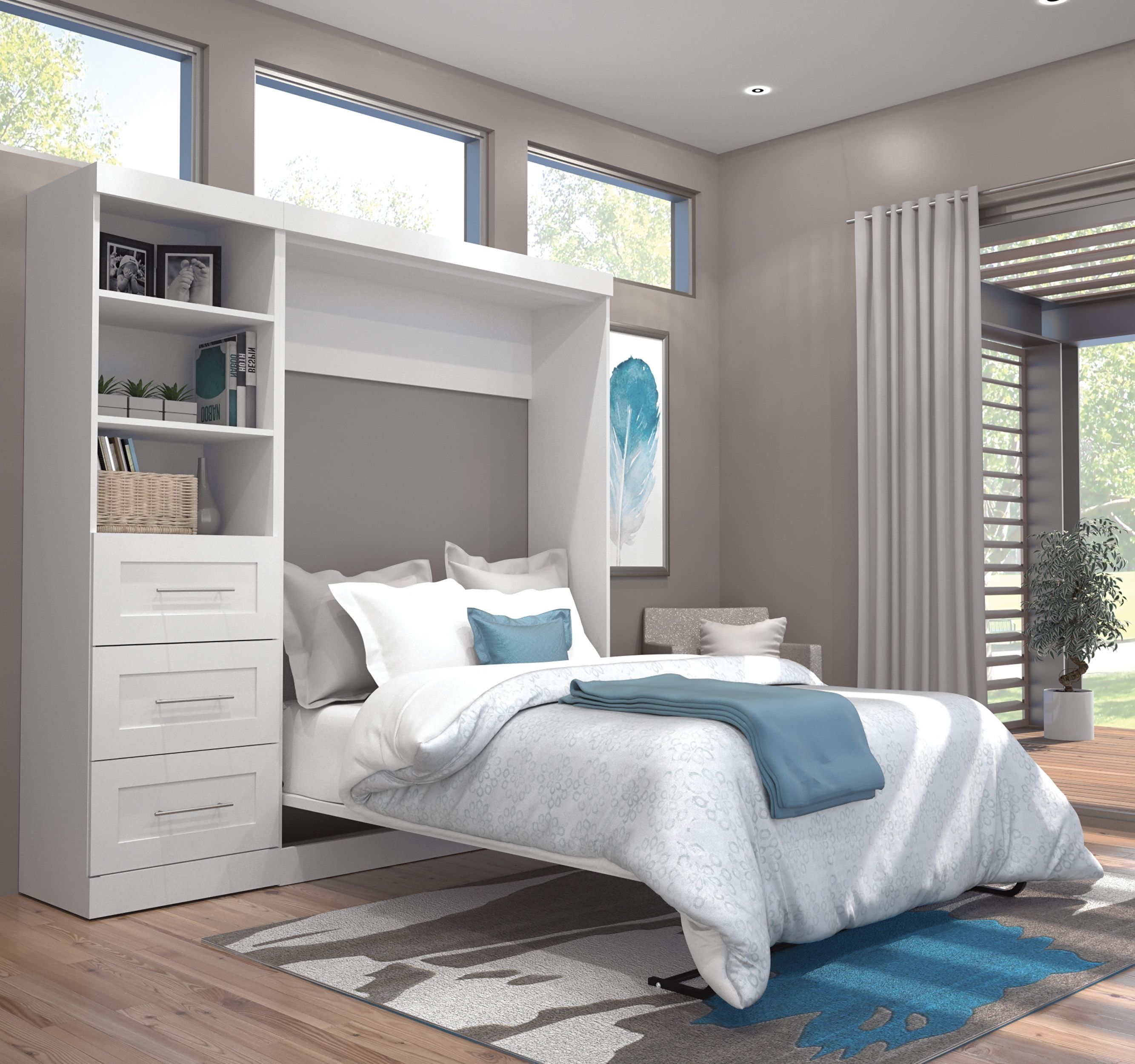 Pur By White 84 Full Wall Bed Kit 1stopbedrooms