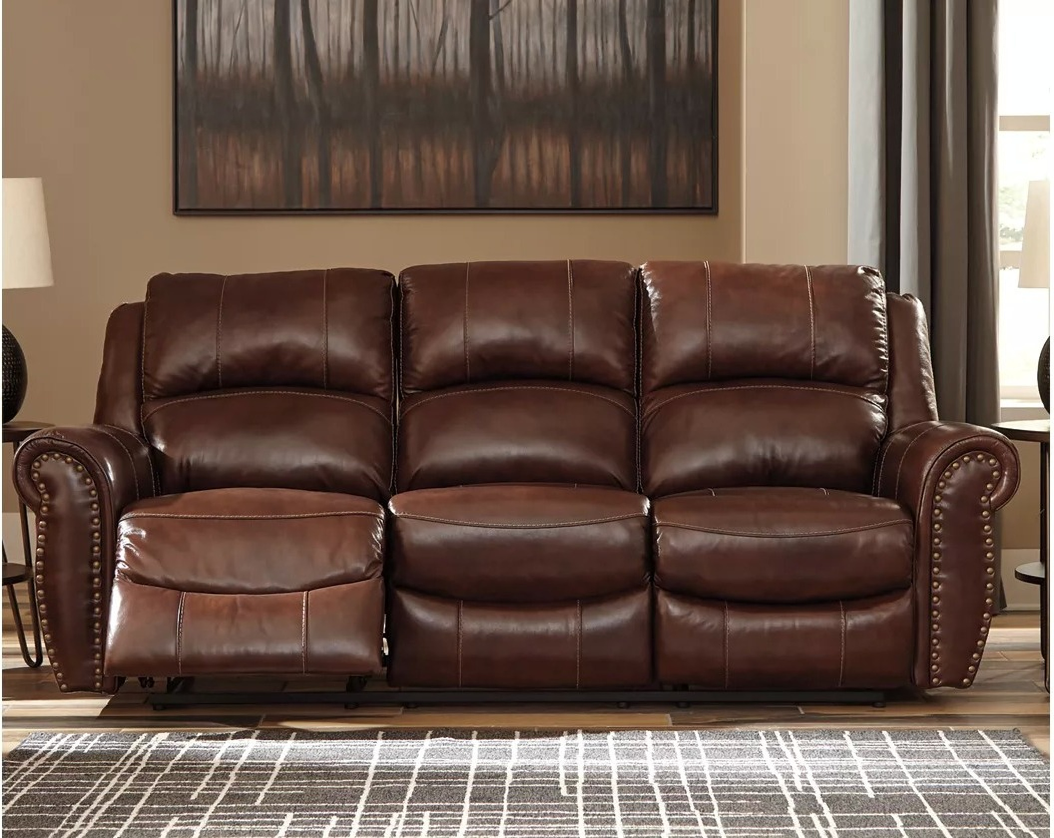 Bingen Harness Reclining Sofa - 1StopBedrooms.