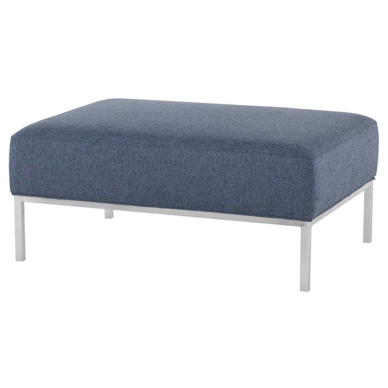 Bryce Denim Tweed Ottoman 1stopbedrooms