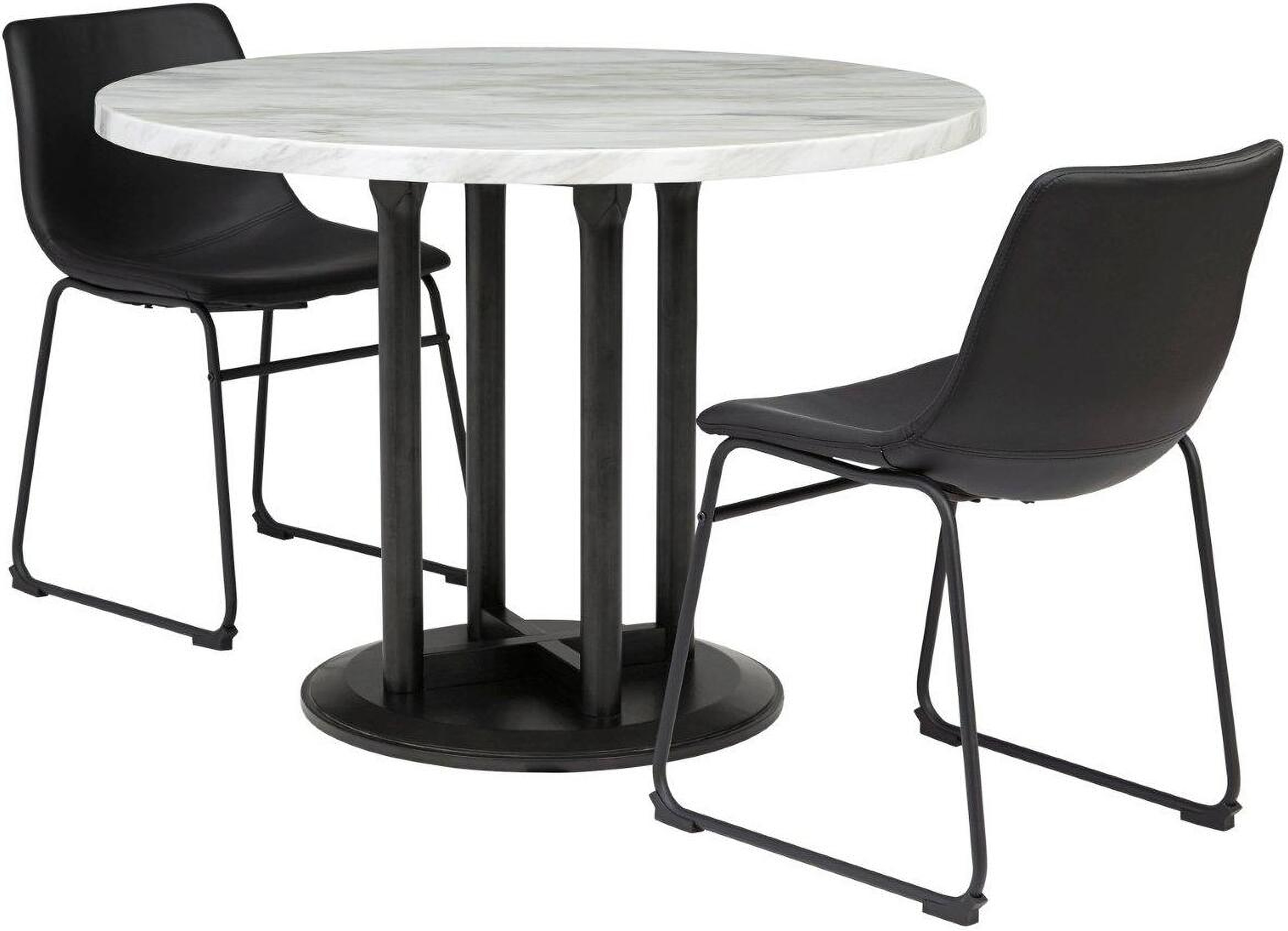 Centiar Black Dining Chair Set of 2 1StopBedrooms.